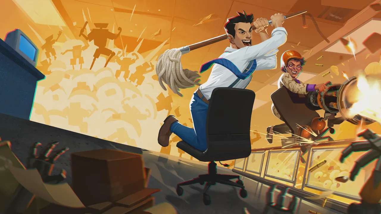 A Last Man Sitting roguelite akció‑lövöldözös játék